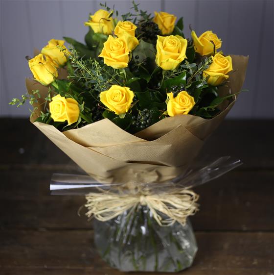 The Rose Bouquet In Yellow