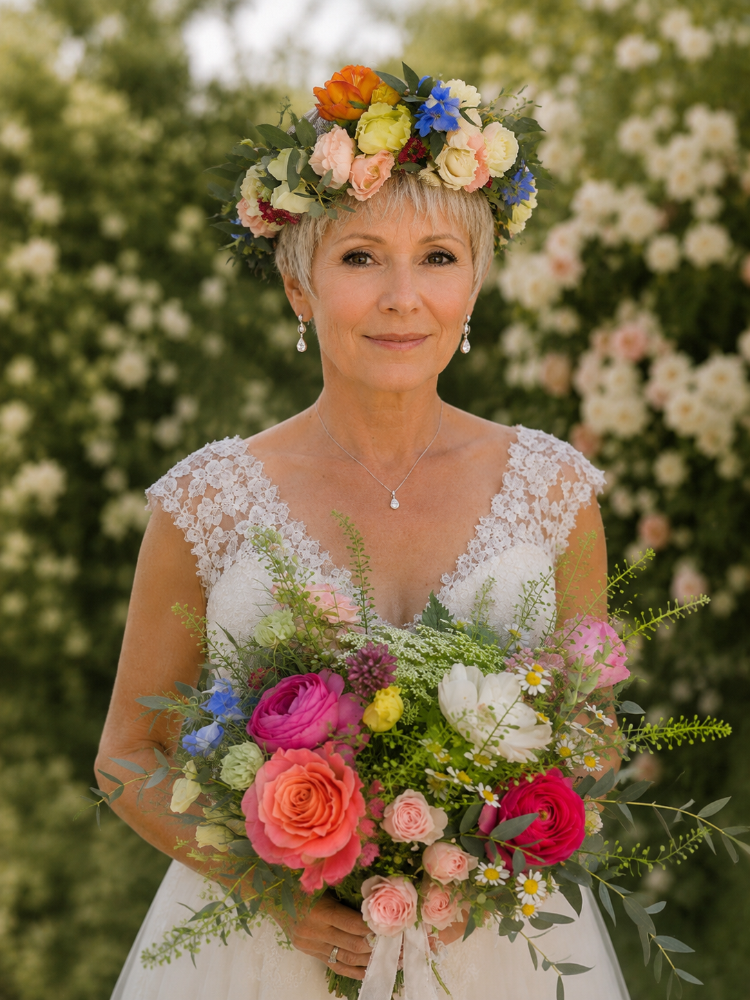 Country Colour Bridal Bouquet