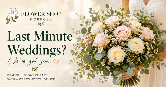 Last Minute Wedding Flowers in Norfolk