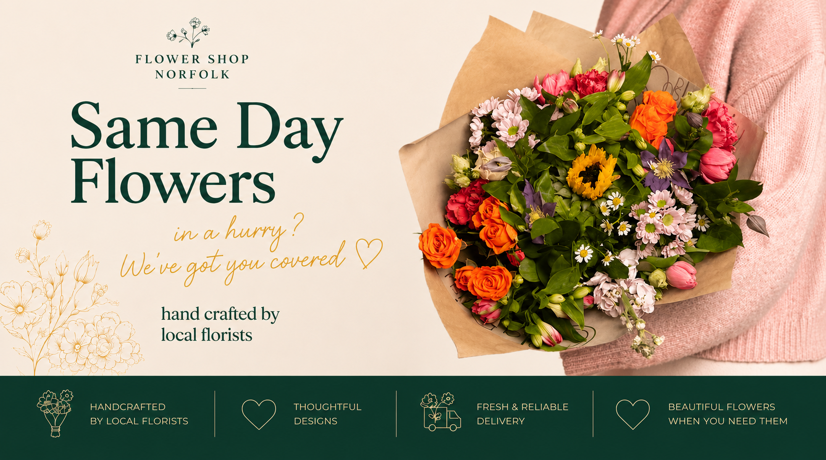 Same Day Flowers