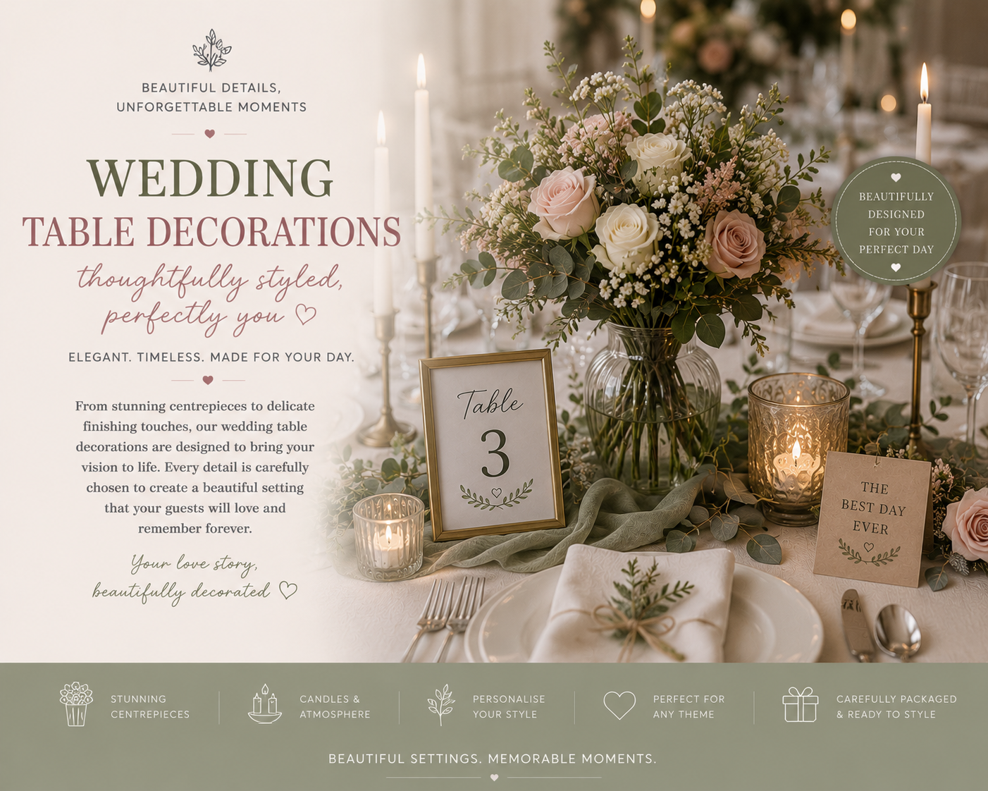 Wedding Table Decorations
