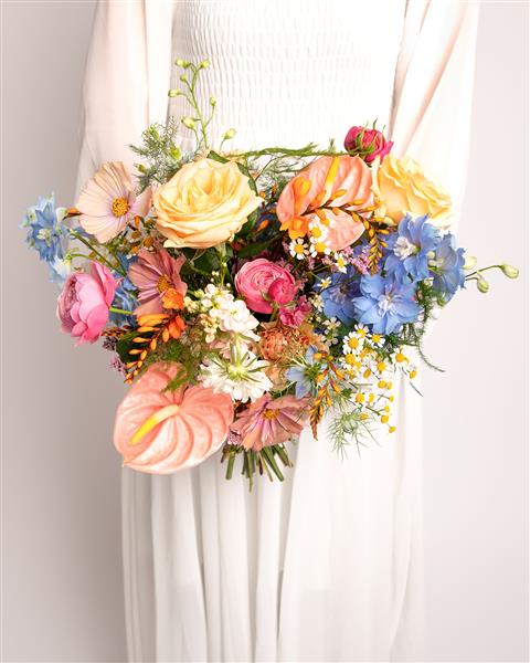 Colour Pop Wedding Flowers