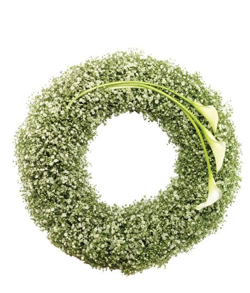 Calla Lily Wreath 16 Inch