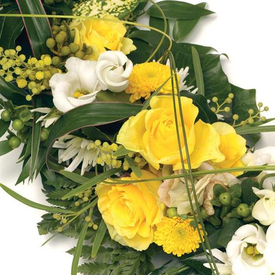 Loose Floral Cross