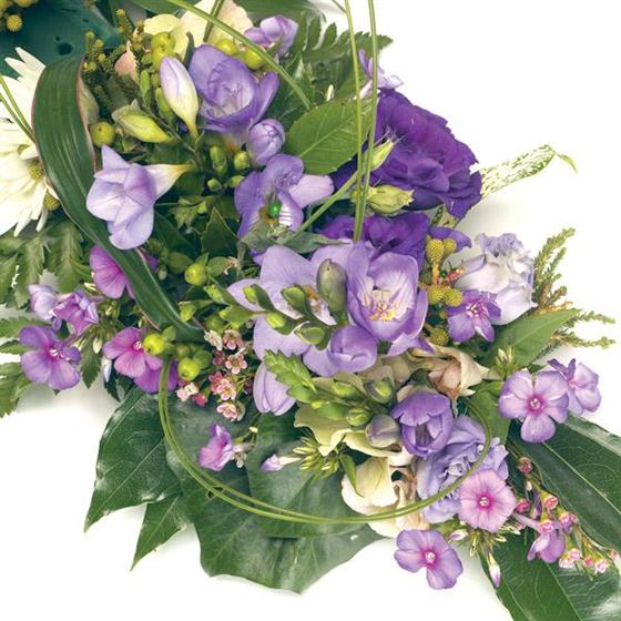 Loose Floral Cross