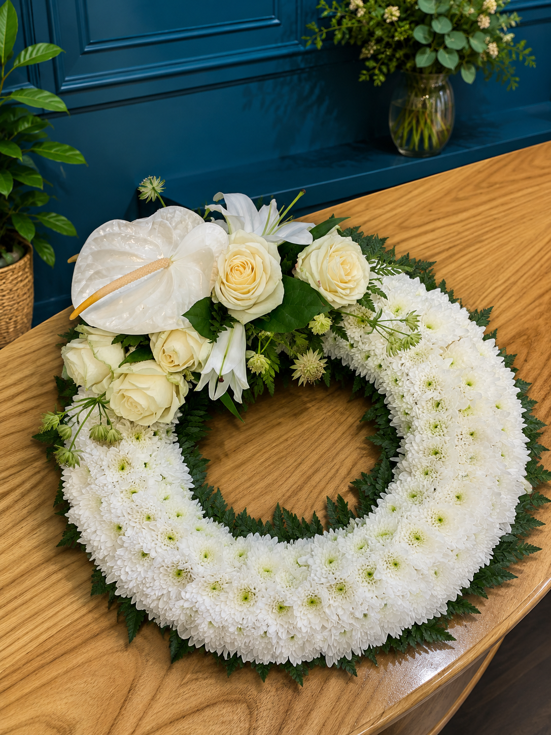 Pure White Based Wreath