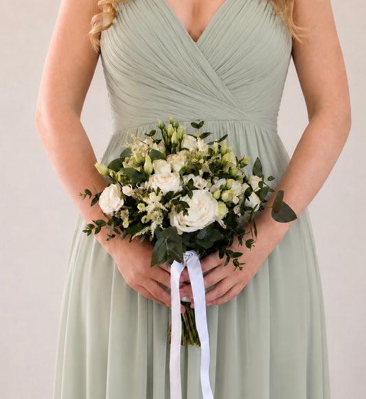 Bridesmaid Bouquet Classic White