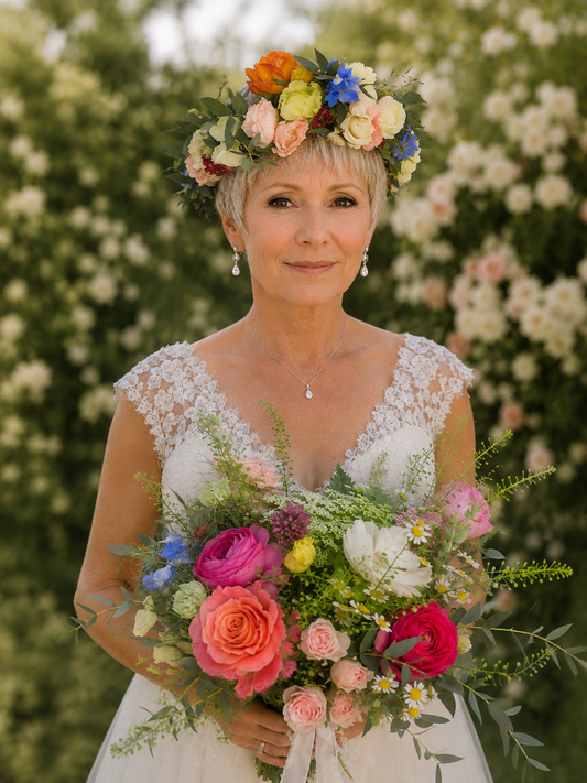 Country Colour Bridal Bouquet