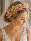 Pink Dried Flower Crown
