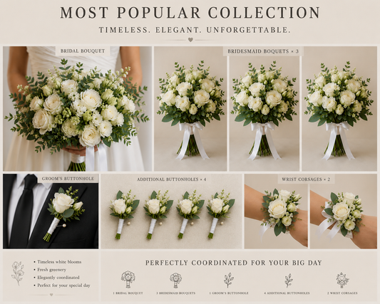 Most Popular Classic White Wedding Package