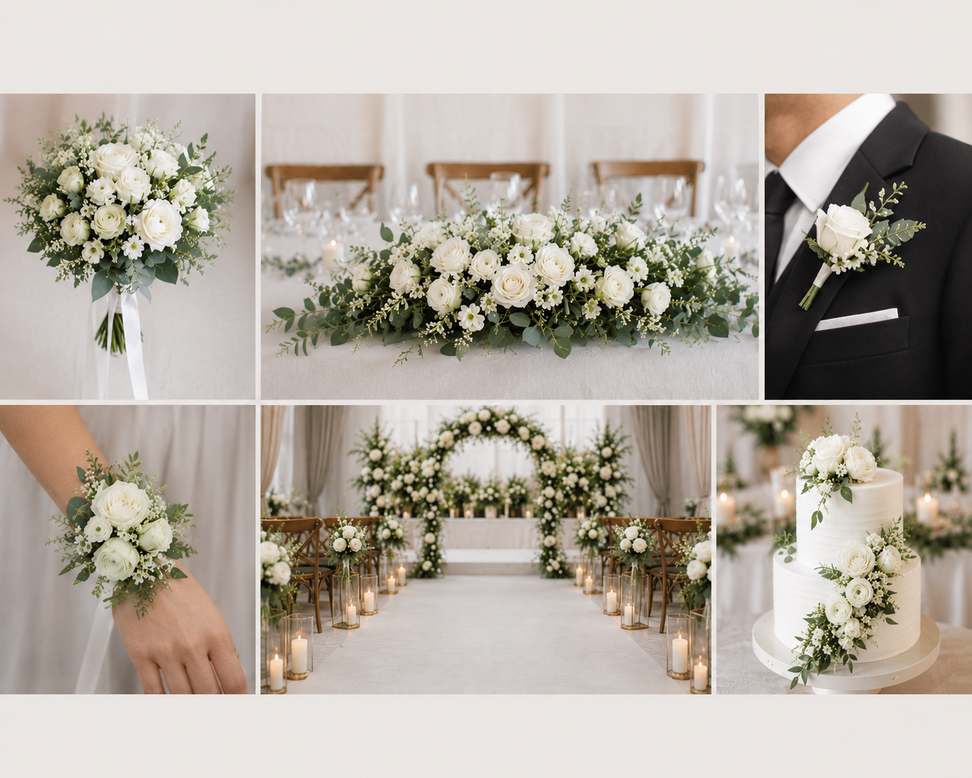 Most Popular Classic White Wedding Package